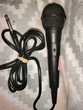 Wired Handheld Dynamic Microphone w/ On/Off Switch, 6.35mm 1/4in TS, Black