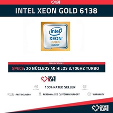 Intel Xeon Gold 6138 20 Núcleos 40 Hilos…