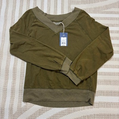 Universal Thread Olive Green V-Neck Womens XS Long Sleeve Light Cardigan Granola