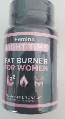 Night-Time Fat Burner for Women By Femina 60 Capsules Sealed