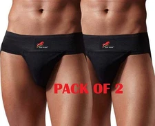 Cotton Gym Supporter with Cup Pocket Athletic Fit Multi Sports Pack Of 2 CA
