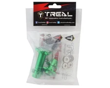 New Treal Hobby Losi Promoto Mx CNC Aluminum Front & Rear Hub Set (Green)
