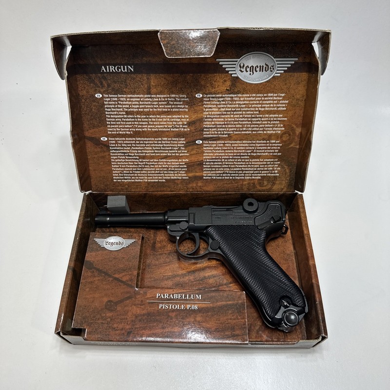 Umarex Legends Parabellum P.08 .177 BB Air Pistol,