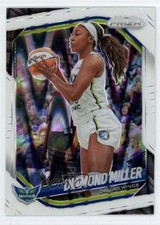 2025 Panini Prizm WNBA White Seismic Prizm Diamond Miller #27 9bg