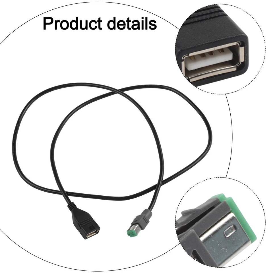 4 Pin USB Connector Cable for Mazda and For Mitsubishi Car Audio Systems - Image 3 of 4