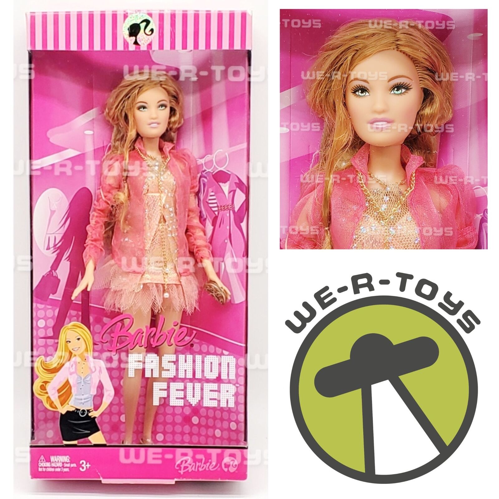 Boneca Barbie Fashion Fever Roupa de Dormir J4174 - Mattel