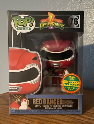 RED RANGER #76 FUNKO POP! [DIGITAL RELEASE LMTD 1875 PCS] | eBay