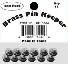  60 Pieces  Pin Keepers backs Locks Locking Ball Head Silver 