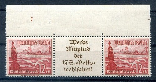 Dr-Zusdr. W128 Plnr With Plate Number RR MNH Unstamped (10060