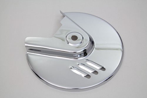 Harley Rotor Cover Chrome Rear Brake Shield FXST FLST 1986-99 V-Twin 42-0337 X6 - Picture 4 of 4