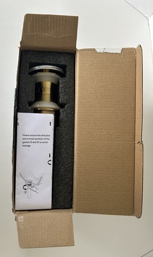 KAIYING Pop Up Drain, Bathroom Sink Drain Stopper with Overflow, Vessel Sink NEW - Picture 5 of 5