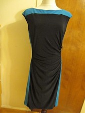 Ralph Lauren Women's Navy Blue Lined Evening Dress New