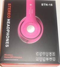 Stereo Bluetooth Headset Wireless Headphone Foldable Overear Headband Wired Earp