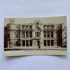 Stock Exchange  La Bolsa  BUENOS AIRES Argentina RPPC Antique Photo Foto VTG UNP