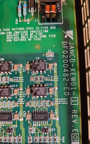 Placa de circuito módulo servo Yaskawa JANCD-XEW01-1 Rev E01 DF0200482-E0 SE ENVÍA GRATIS - Imagen 6 de 7