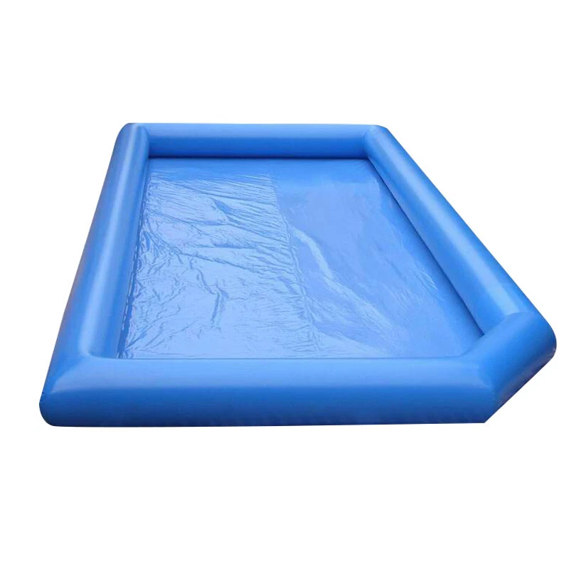 充气游泳池 23x23x1.8 英尺 水上步行/滚球 & 110V 吹风机 夏季 — 第 2/4 张图片