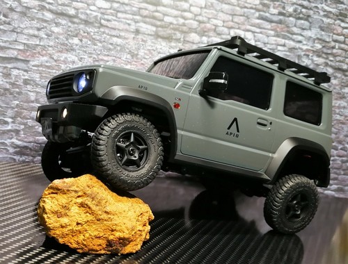 Kyosho MINI-Z 4X4 MX-01 Suzuki Jimny Sierra Apio TS4 4WD Crawler LED-Licht RTR - Bild 2 von 11