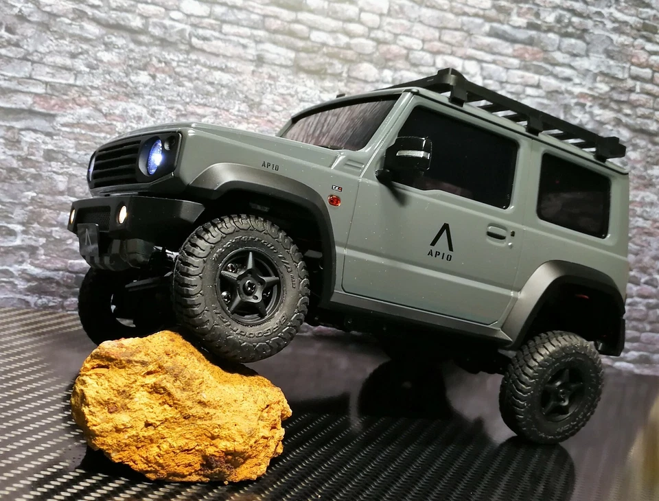 Kyosho MINI-Z 4X4 MX-01 Suzuki Jimny Sierra Apio TS4 4WD Crawler LED-Licht RTR - Bild 2 von 4