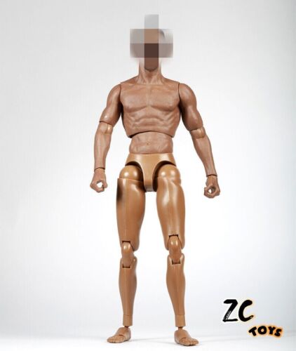 ZCTOYS 1/6 Soldier Black Muscle Body 12’’action Figure Body Accessories Toy - Picture 3 of 5