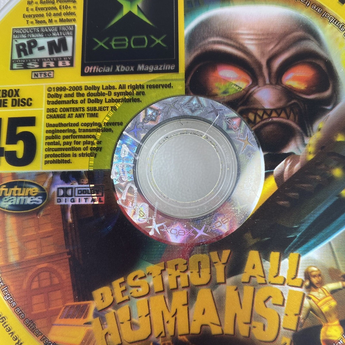 Xbox & Xbox 360 Demo Discs Lot of 5 Magazine 45, 46, 47, 102, 104