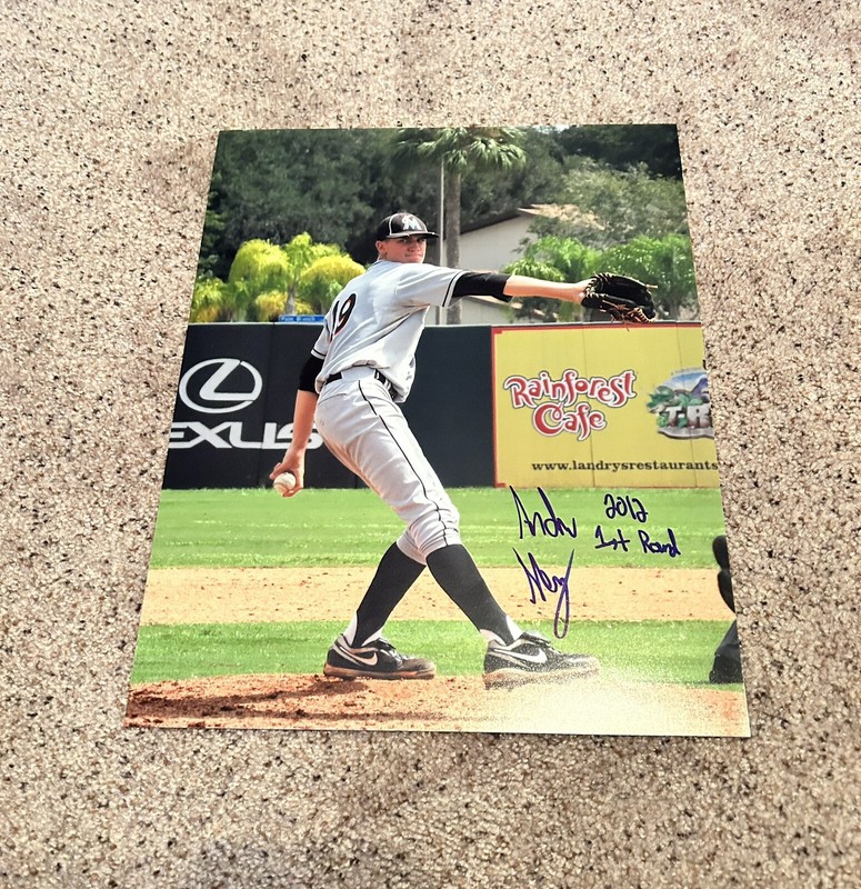 Andrew Heaney Autograph 11x14 Photo W/ 2012 First Round Inscription