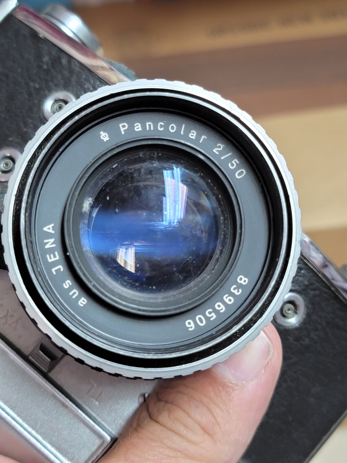 EXAKTA VX1000 IHAGEE DRESDEN GERMANY CAMERA +LENS AUS JENA TESSAR