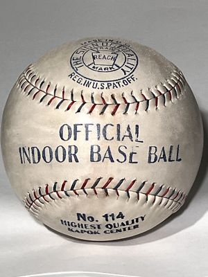 Ancienne Balle De Baseball Vintage - Environ 70 Mm, Estimation Années 1920 (occasion)