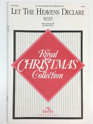 Let the Heavens Declare Bill Ancira Royal Christmas Vintage Sheet Music 1995