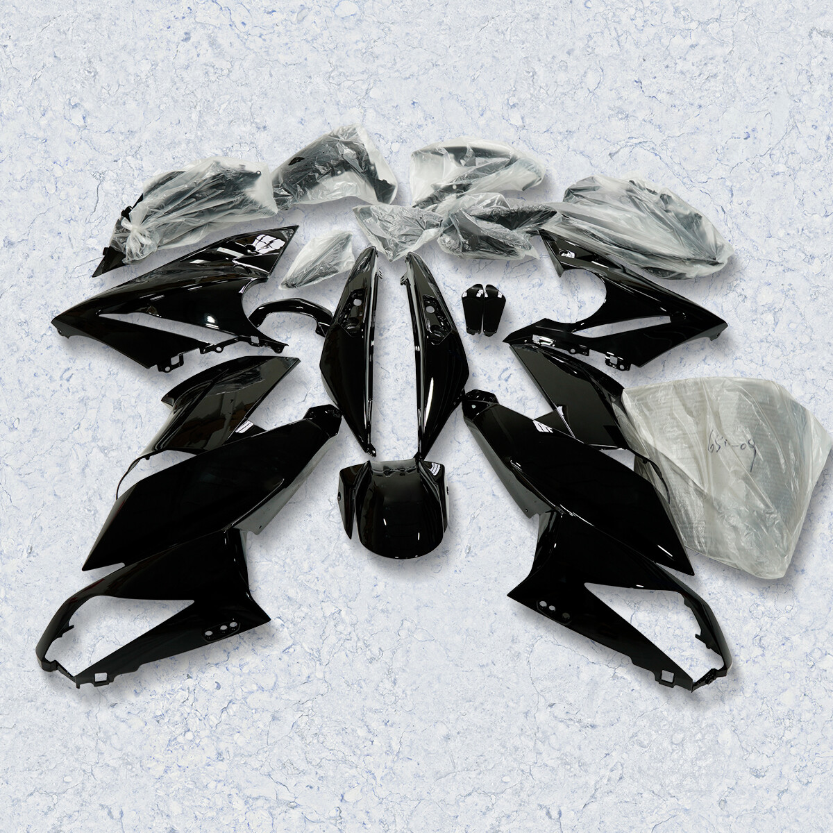 Fairing Kit For 2009-2011 Kawasaki Ninja 650R ER-6F Gloss Black