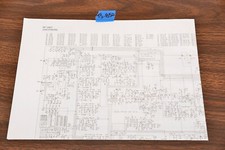 LARGE 23  x 32  POSTER SCHEMATIC FOR KENWOOD TS-850S TRANSCEIVER 