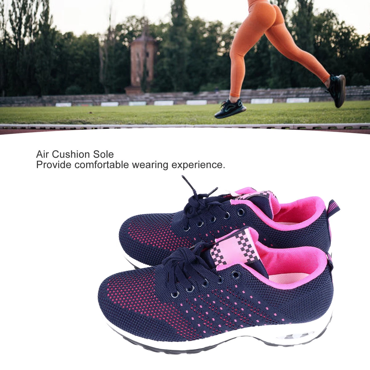 Blue Rose 38 Sports Shoes Thick Sole Casual Fashion Style
