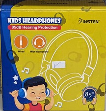 Kids Over-Ear Headphones with Microphone On-Ear Wired Earphones Volume