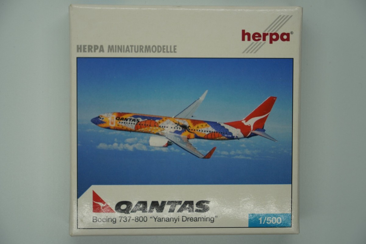 ヘルパ 1/200 QANTAS B737 Yananyi Dreaming Yananyi Dreaming: Qantas Boeing 737-838 VH-VXB by NG Models