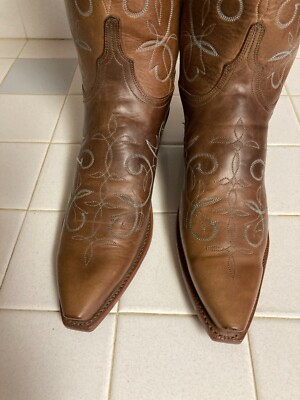 Lucchese 1883 Women's Brown Western Cowgirl Dance Boots 10 B | eBay