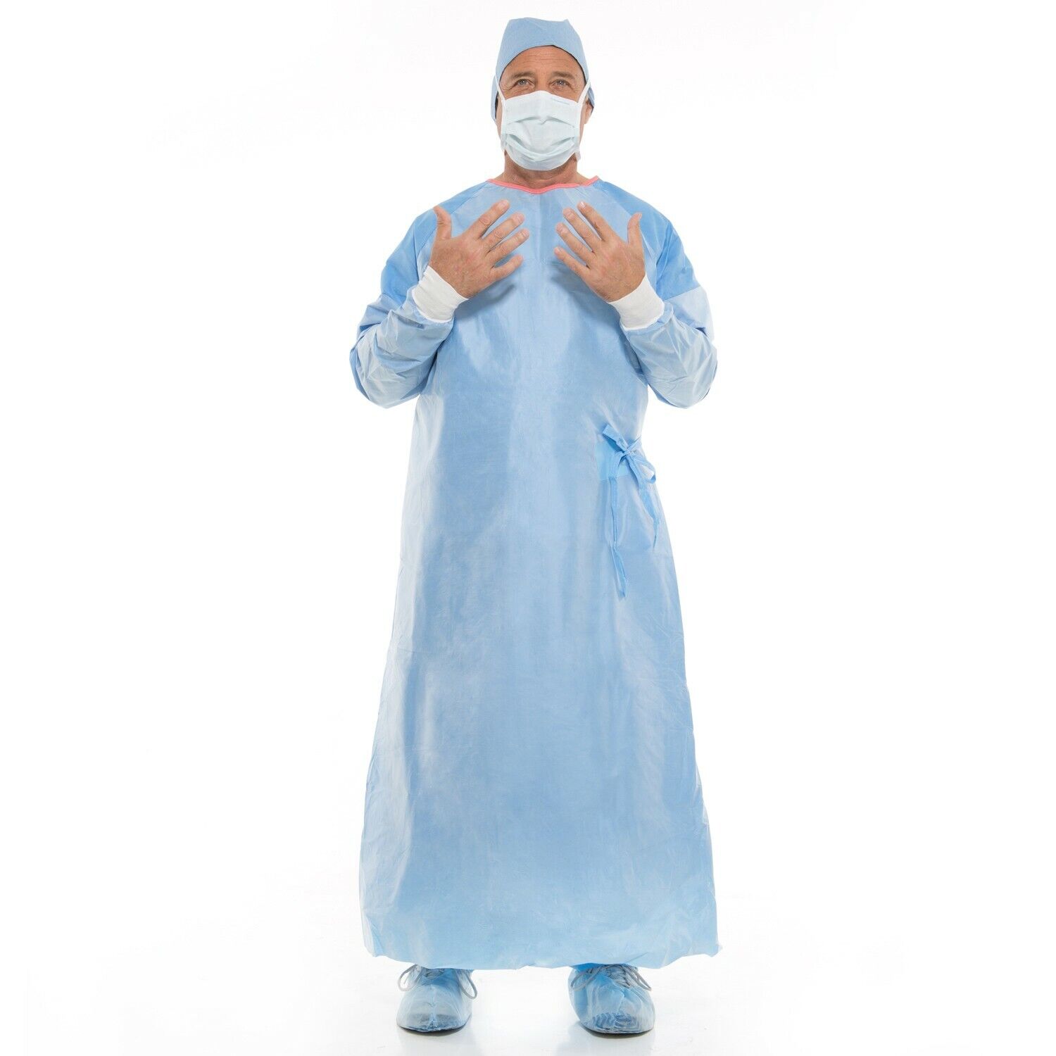 28-Piece Halyard Ultra Fabric-Reinforced Surgical Blue Gown All items Limited time trial price in the store XL