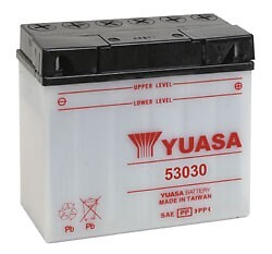 Yuasa 53030 12-Volt Conventional For 1976-1990 BMW R100S