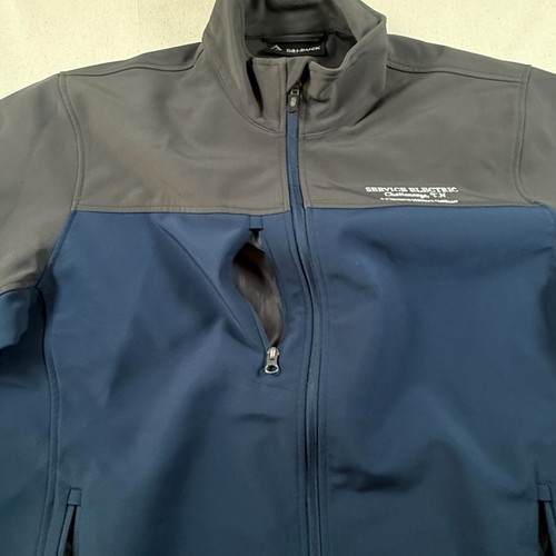 DRI Duck Men's Motion Softshell Full Zip Jacket Sz XL Blue Gray Outdoor Hunting - Picture 3 of 24