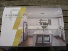 Amerdeco 10 Pack Brushed Satin Nickel Cabinet Pulls 5 Inch Hole Center NOB