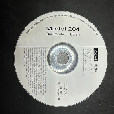 Rocket Software Model 204 M204 Documentation Library CD