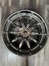 22 Gfg Tel Aviv 22x10.5 Blank Chrome Replacement Wheel Open Box