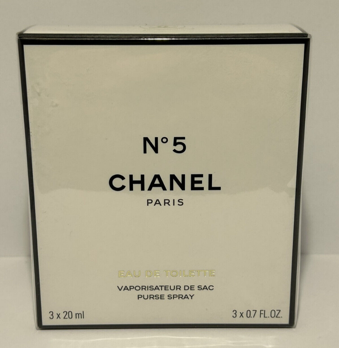 Chanel No5 Eau De Toilette x1 Travel Purse Spray x2 Refills 60ml