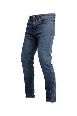 John Doe Pioneer Mono indigo XTM Motorrad Jeanshose  Gr. W34 L36 - Blau