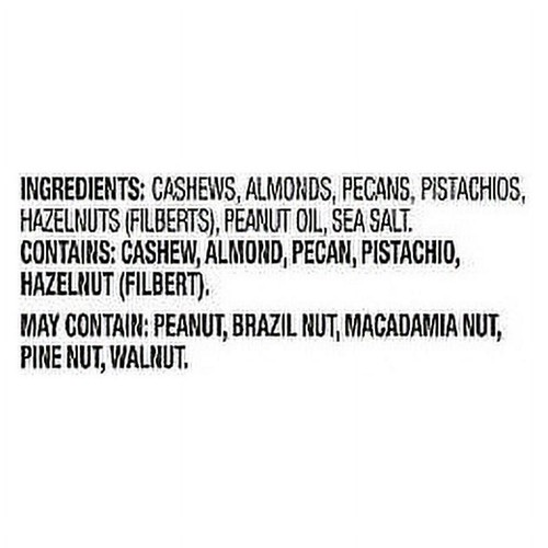 Member's Mark Deluxe Mixed Nuts jar of mixed with Sea Salt 34 oz/ 2 DAY