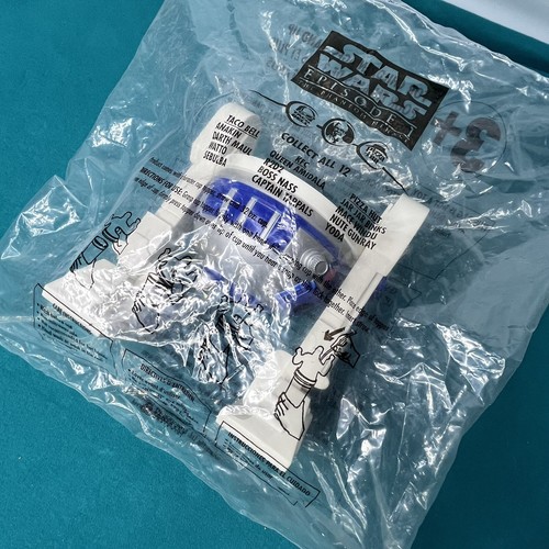 Star Wars Episodio 1 R2-D2 Taza Sellada Topper De Colección KFC 1999 Coleccionable Lucas - Imagen 3 de 17