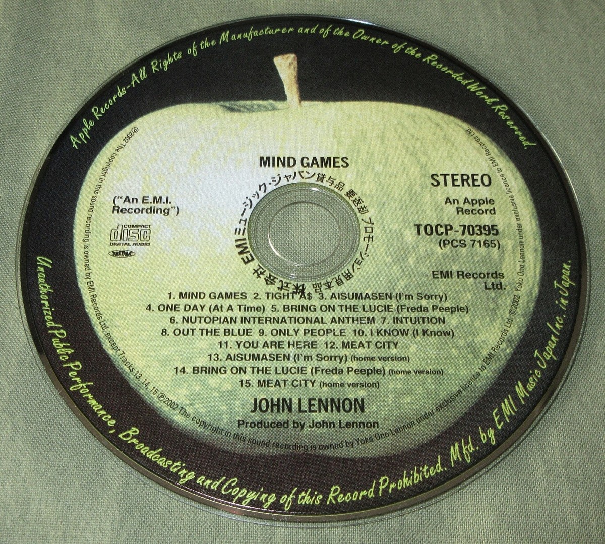 3インチシングル　稀少CD ジョンレノン 短冊　日本盤 3インチシングル 稀少CD ジョンレノン 短冊 日本盤 John Lennon