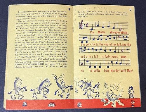 Frank Luther's Wheatley Whale Fun Book (1950) Vintage Children's Book - Bild 10 von 18