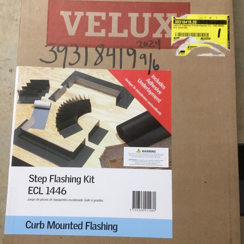 Velux ECL 1446 Step Flashing Kit w/ Adhesive Underlayment Curb Mounted Skylight