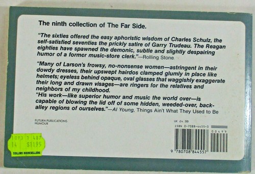 "NIGHT OF THE CRASH TEST DUMMIES" A FAR SIDE COLLECTION, GARY LARSON, 104 PAGES - Picture 2 of 5