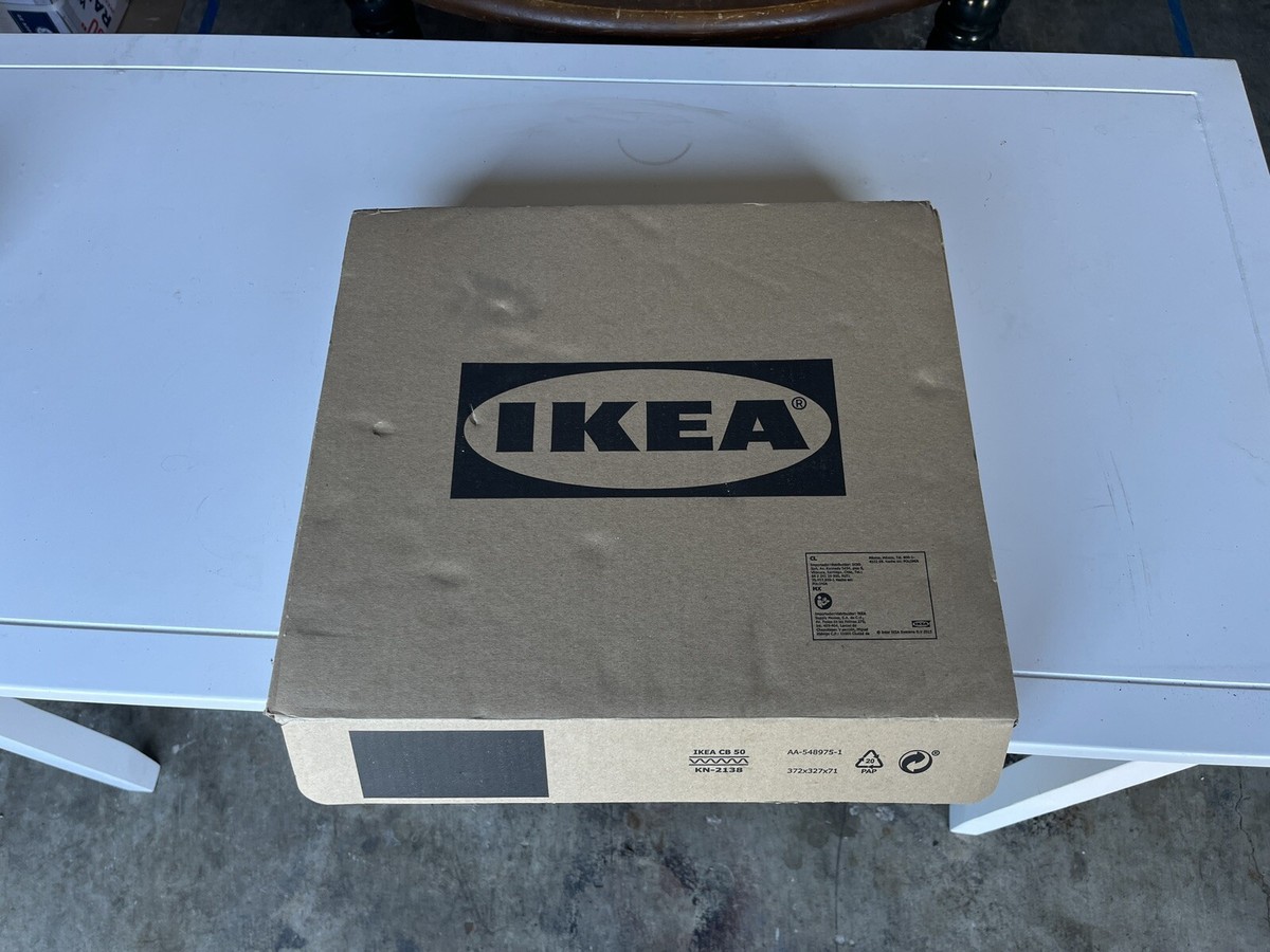 Ikea Eket Cabinet 2 Drawers White Push-openers 35x35x35cm Modern