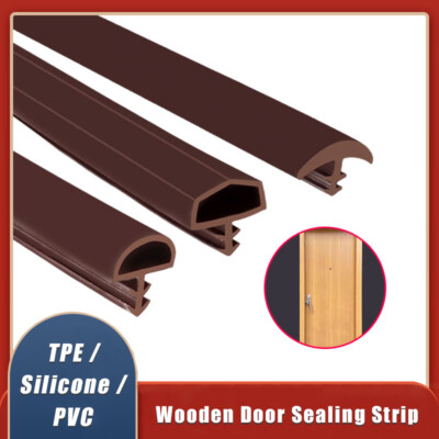 Wooden Door Sealing Strip Groove-type Seal Strips Gasket Soundproof Dustproof